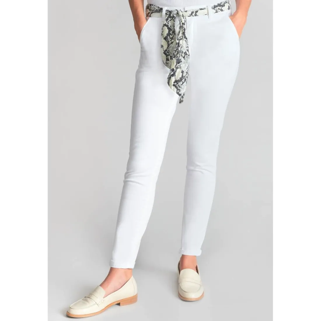 Pantalon chino DYLI 5 blanc