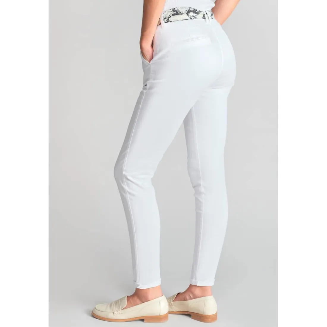 Pantalon chino DYLI 5 blanc