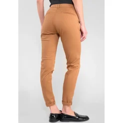 Pantalon chino DYLI 6 marron Trix en coton