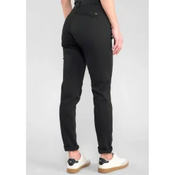 Pantalon chino DYLI 6 noir June en coton
