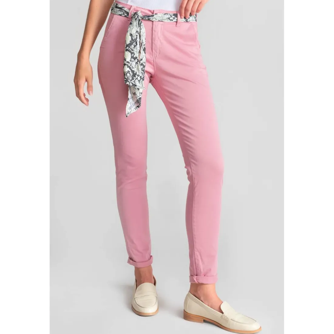 Pantalon chino DYLI 5 rose