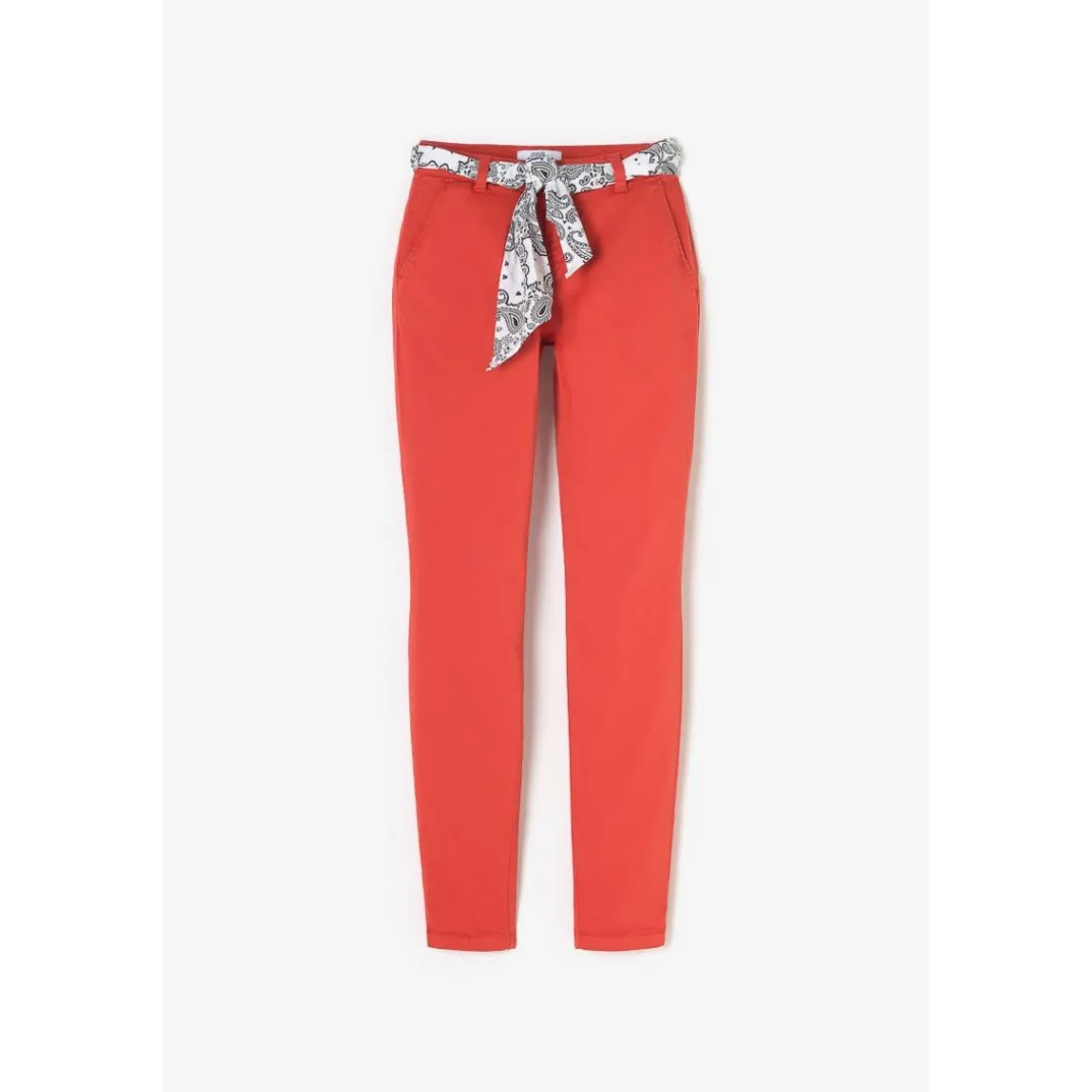 Pantalon chino DYLI 7 rouge Daisy