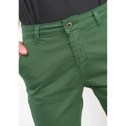 Pantalon chino DYLI 6 vert Willa en coton
