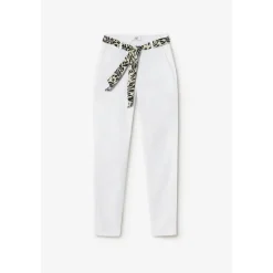Pantalon chino Dyli3 blanc en coton