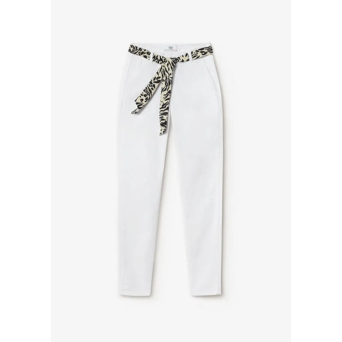 Pantalon chino Dyli3 blanc en coton