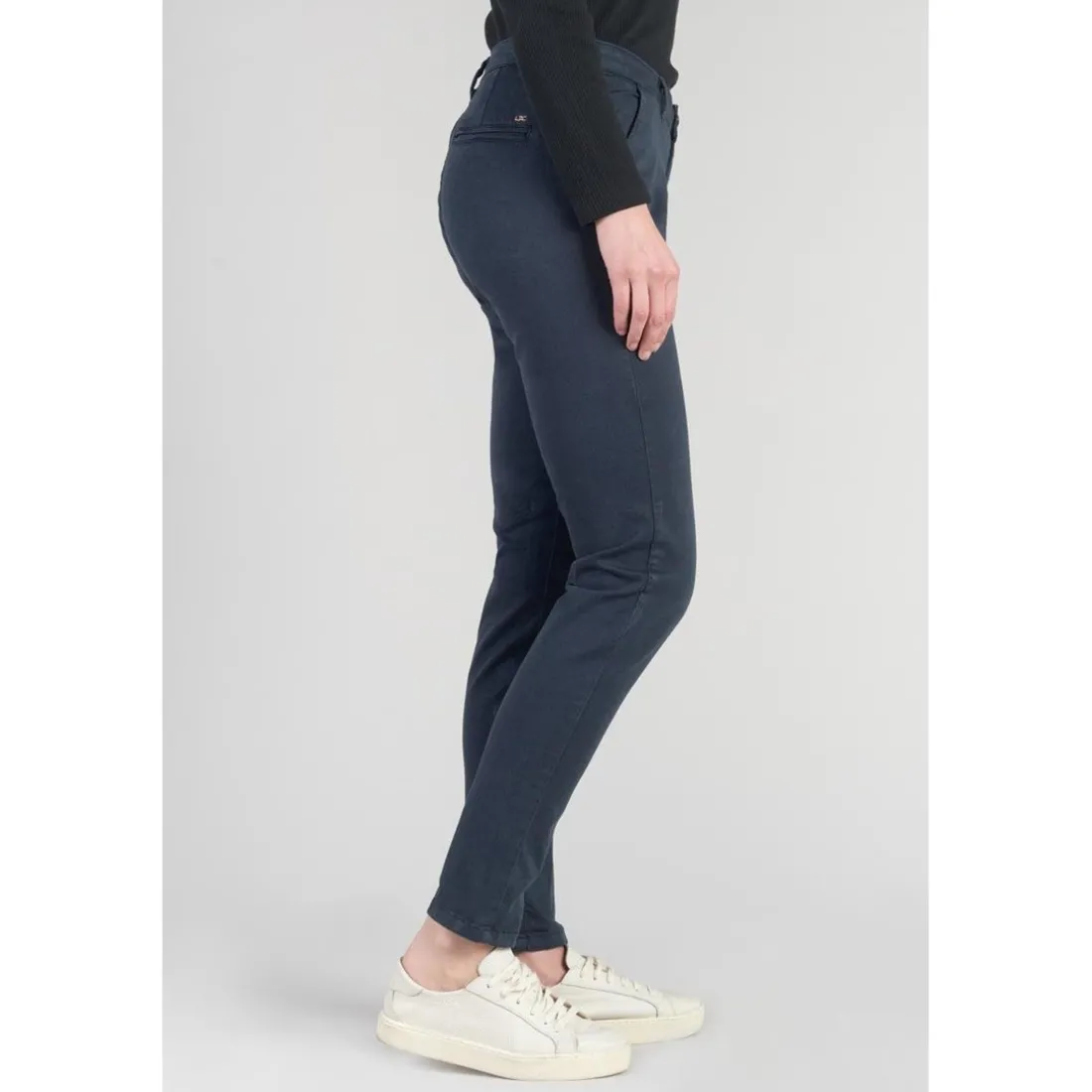 Pantalon chino Dyli4 bleu nuit en coton