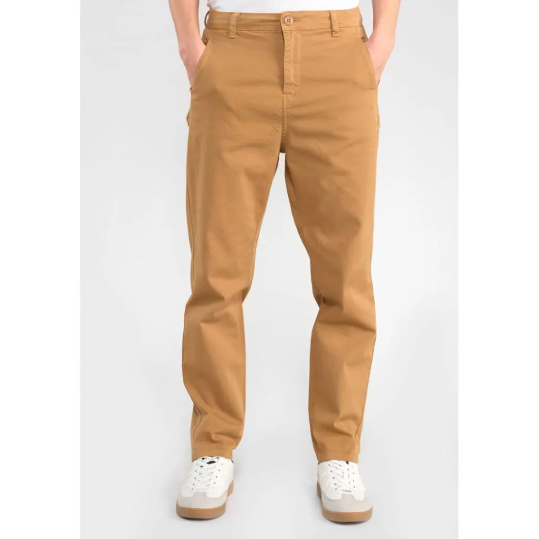 Pantalon chino ERLE beige Nell en coton