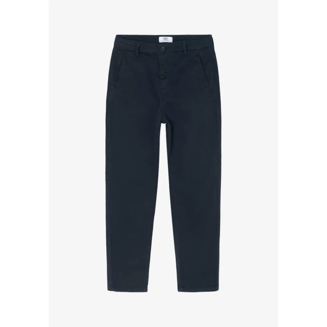 Pantalon chino ERLE bleu Gwen en coton