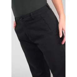 Pantalon chino ERLE noir Emma en coton