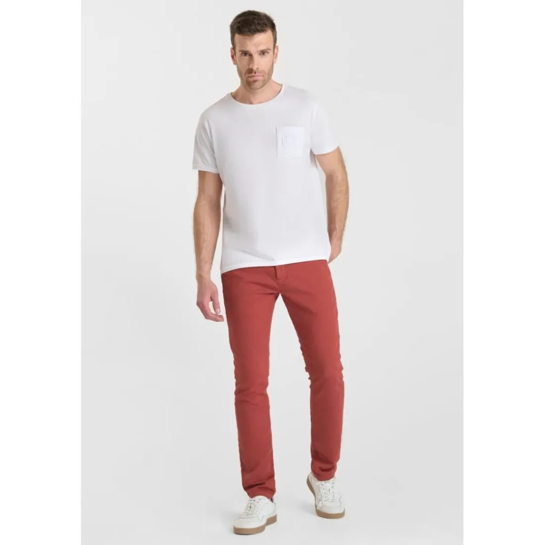 Pantalon chino JOGG rouge Hoyt