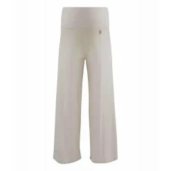 Pantalon de grossesse large 7/8 Blanc - Cache Coeur
