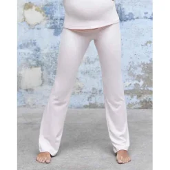 Pantalon de grossesse rose Cache Coeur Lingerie en viscose