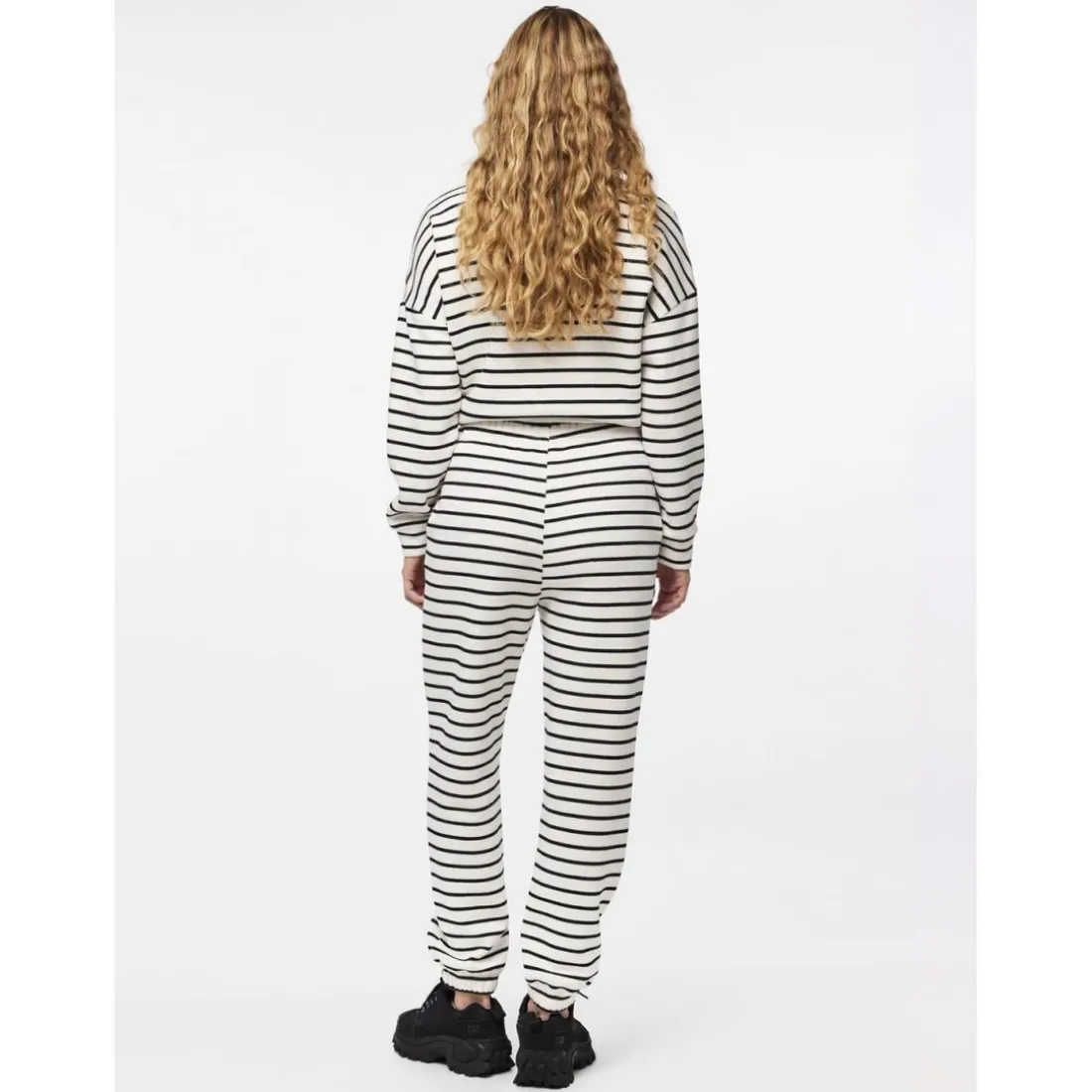 Pantalon de survêtement blanc en coton