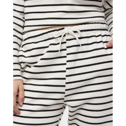 Pantalon de survêtement blanc en coton