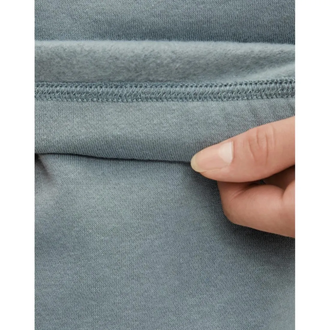 Pantalon de survêtement gris en coton Ines