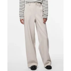 Pantalon de tailleur large gris Yule
