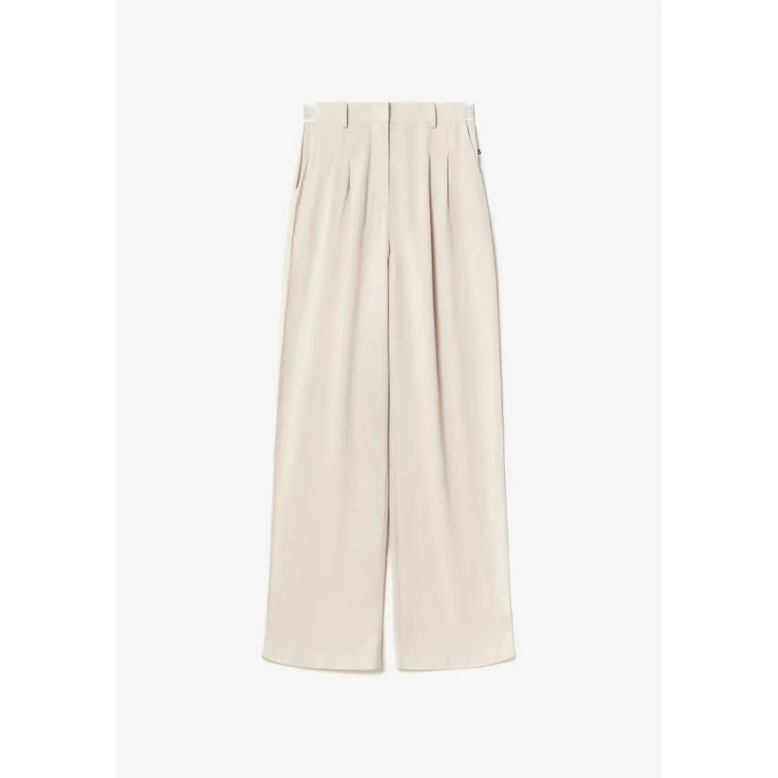 Pantalon droit SAGUA blanc en lin