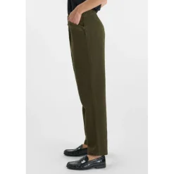 Pantalon droite CORDO kaki Xena en coton