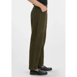 Pantalon droite CORDO kaki Xena en coton