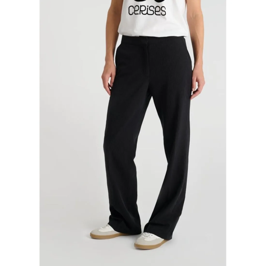 Pantalon droite EVERY noir Eva