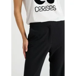 Pantalon droite EVERY noir Eva