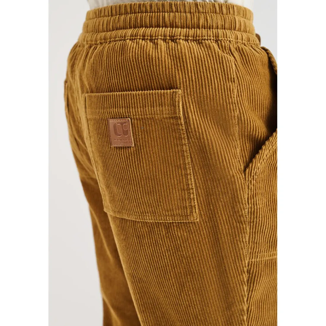 Pantalon droite HOUBO marron Kai