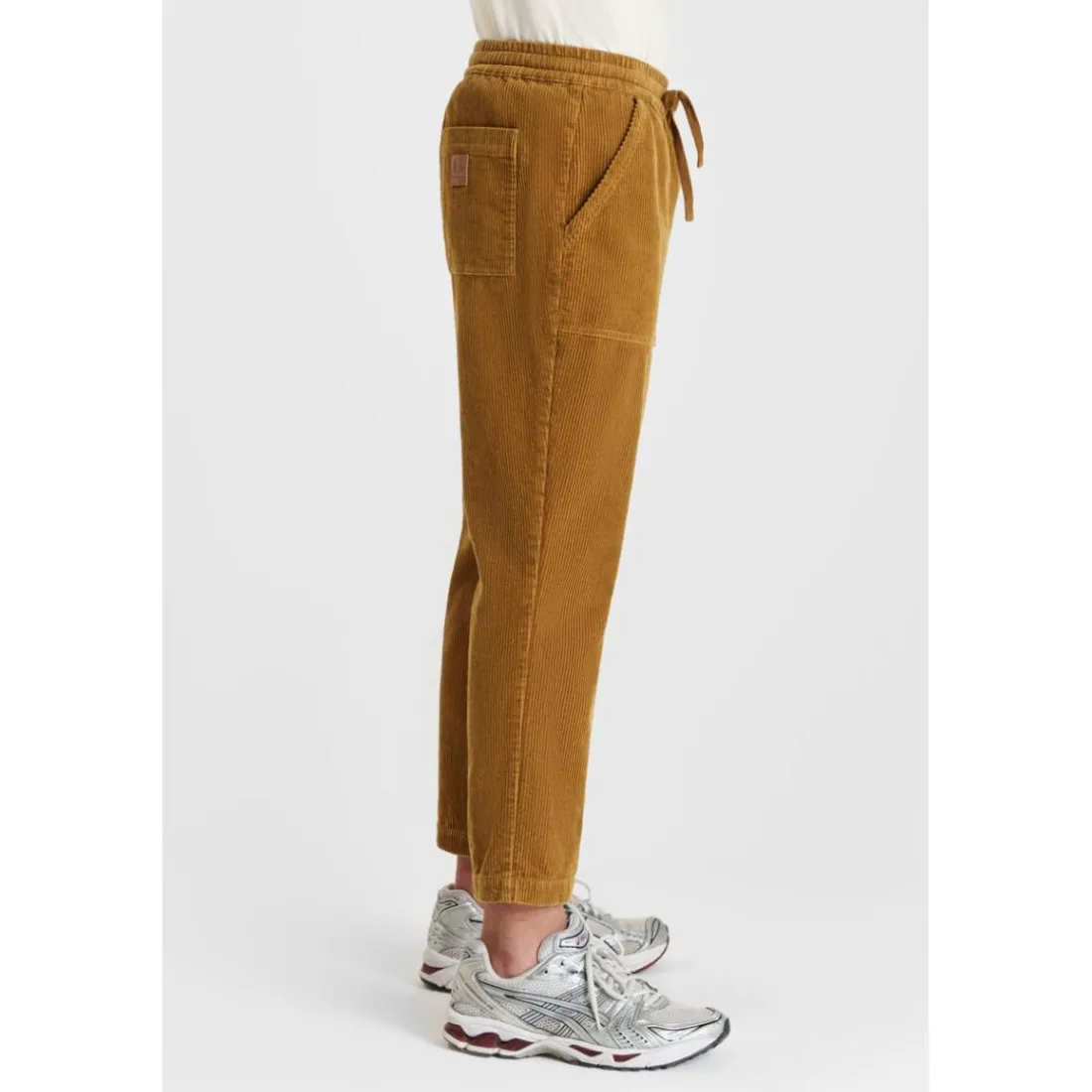 Pantalon droite HOUBO marron Kai