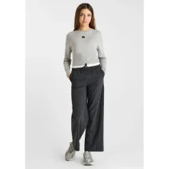 Pantalon droite IONAGI gris Sam