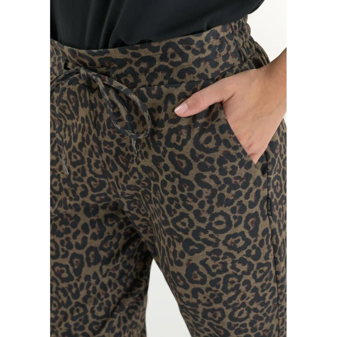 Pantalon droite LEOPA marron Lane