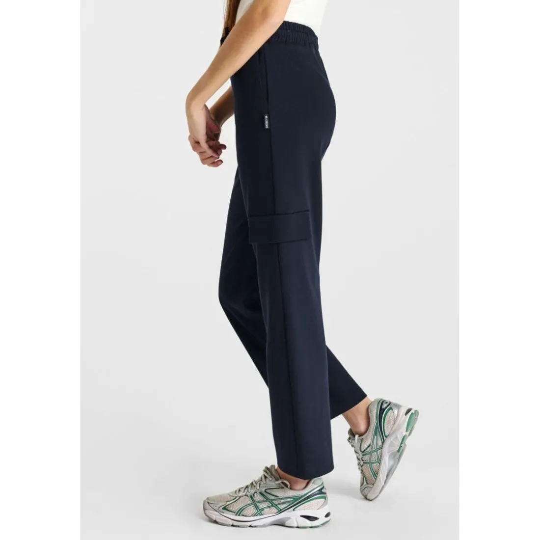 Pantalon droite MITAGI bleu Kai