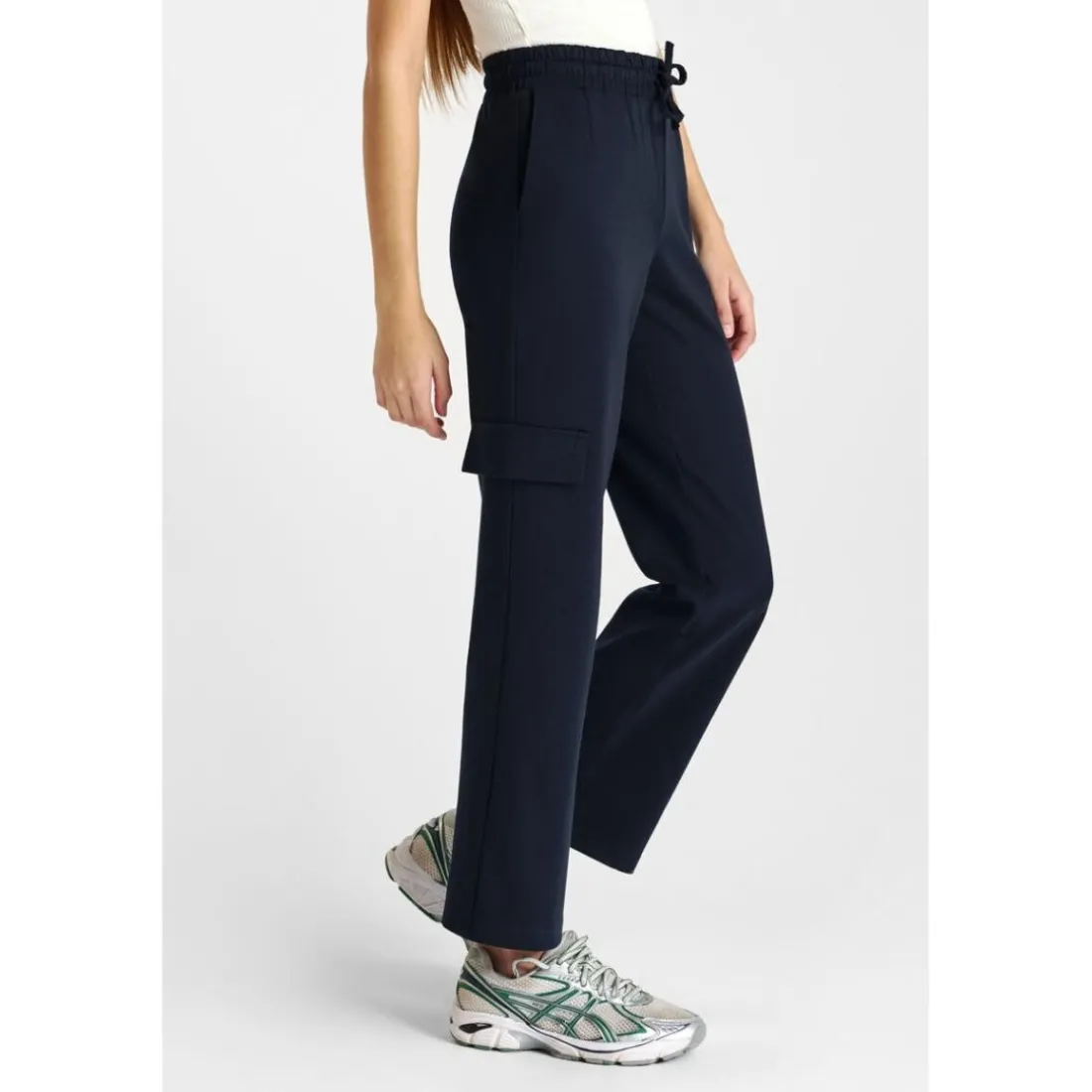 Pantalon droite MITAGI bleu Kai