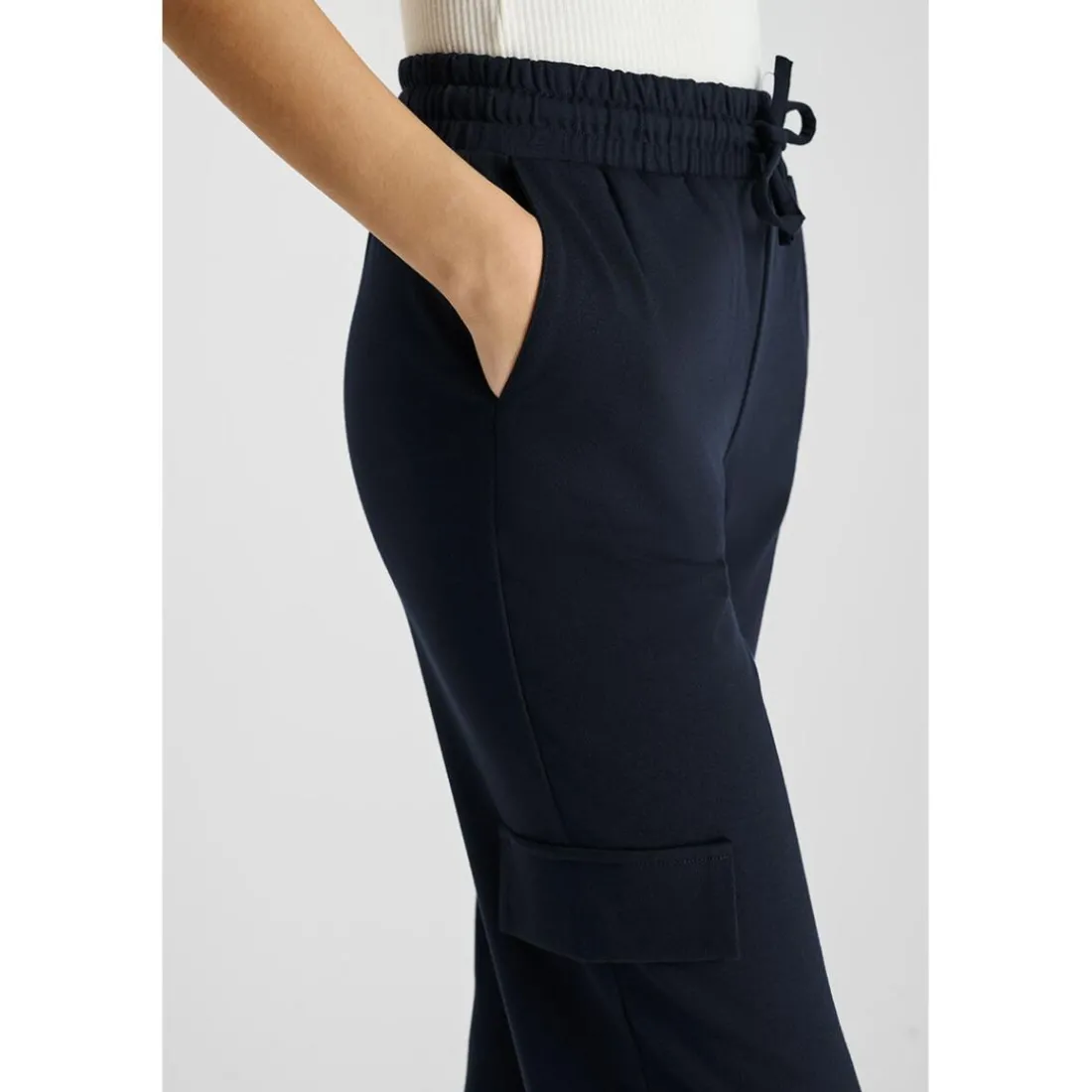 Pantalon droite MITAGI bleu Kai