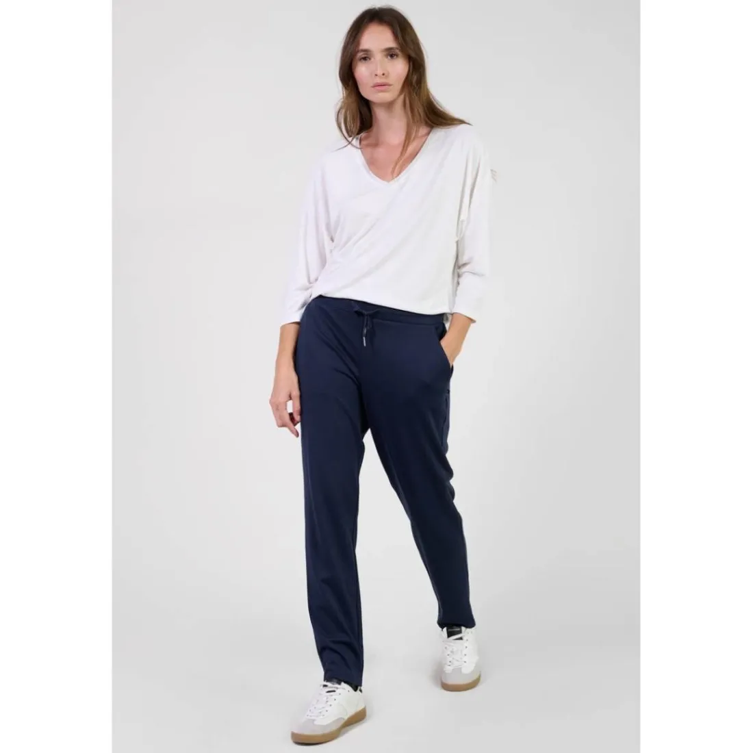 Pantalon droite ROSI bleu Ines