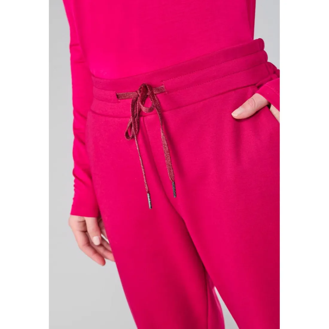 Pantalon droite ROSI rose Gaia