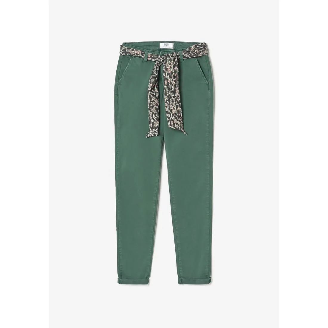 Pantalon dyli vert sapin en coton