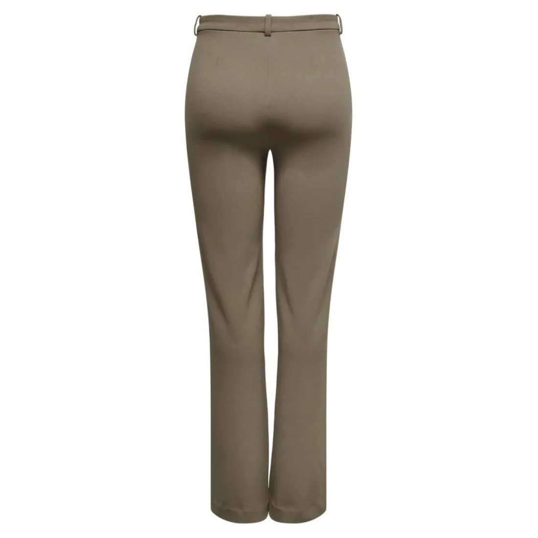 Pantalon fermeture par bouton. fermeture éclair taille moyenne marron clair Ines