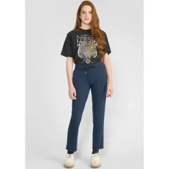 Pantalon fille, droite ROSIGI bleu Beth