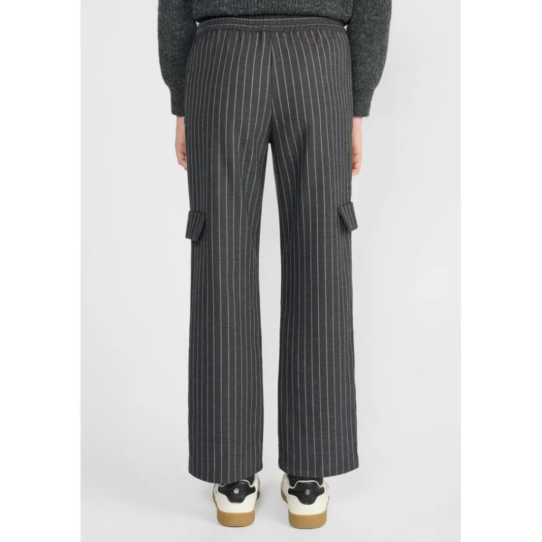 Pantalon fille, droite ZITAGI gris Lina