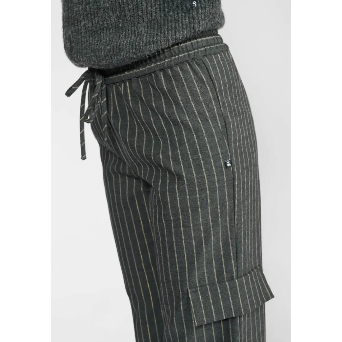 Pantalon fille, droite ZITAGI gris Lina