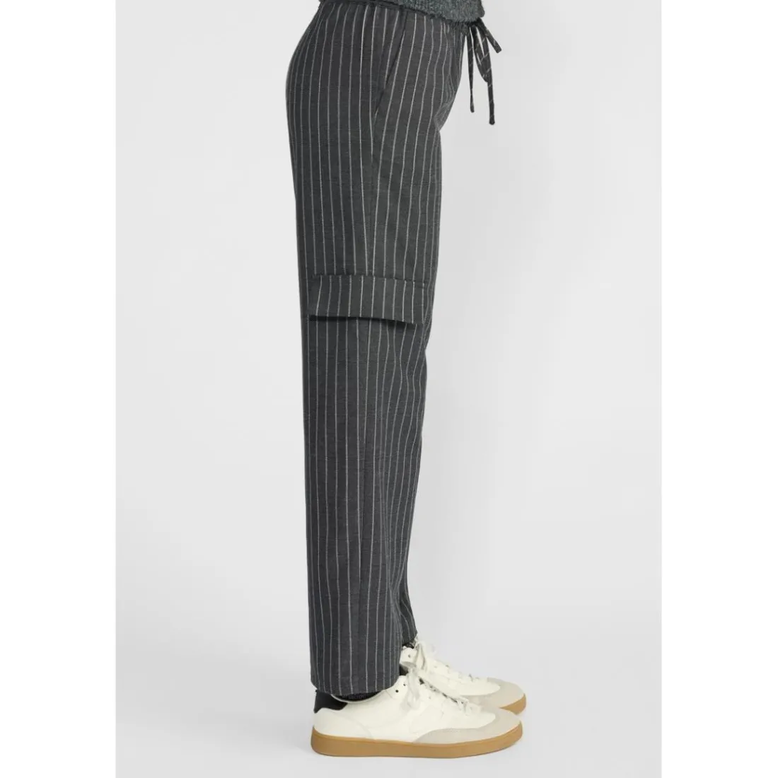 Pantalon fille, droite ZITAGI gris Lina