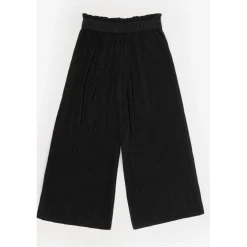 Pantalon fille, loose, large SARAGI noir