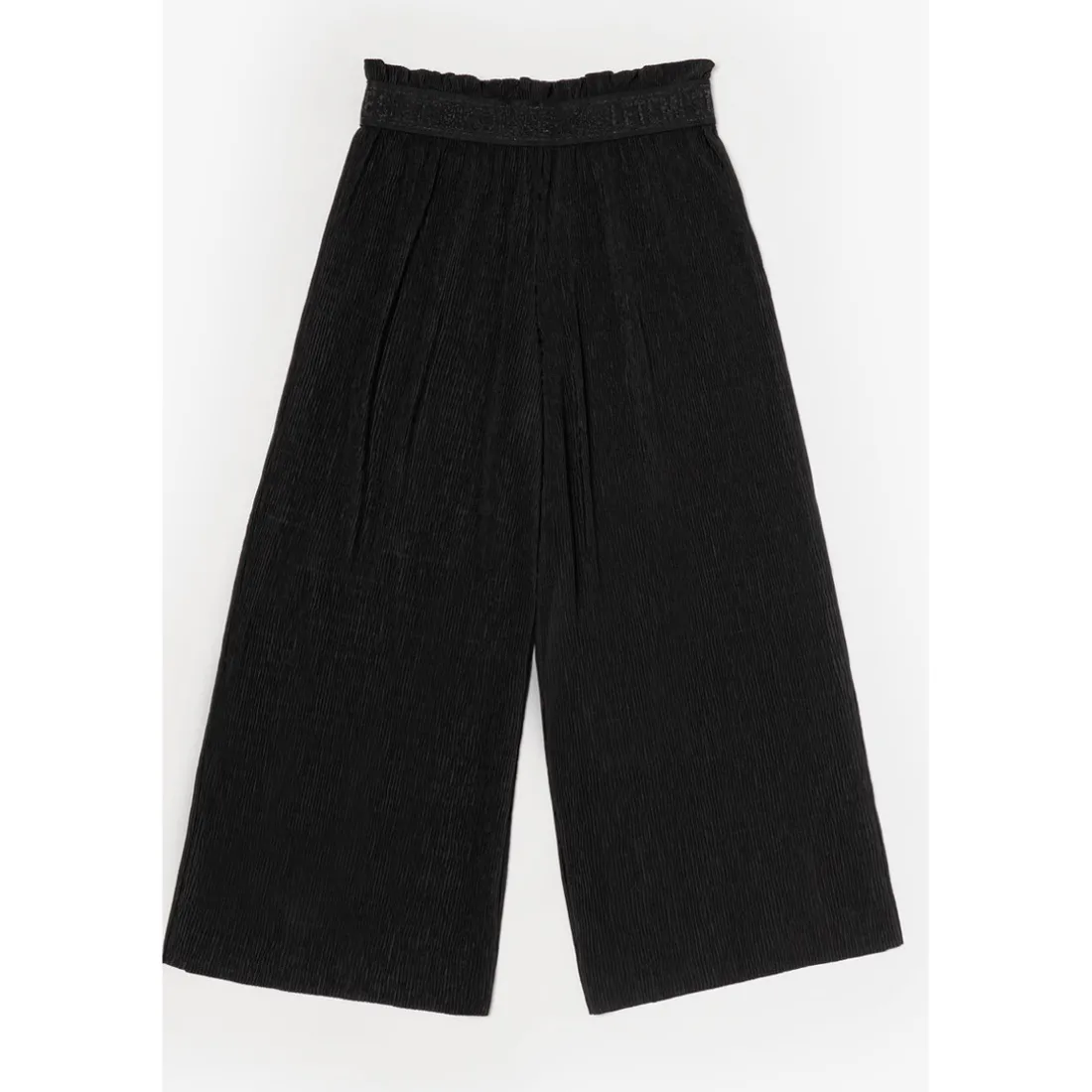 Pantalon fille, loose, large SARAGI noir