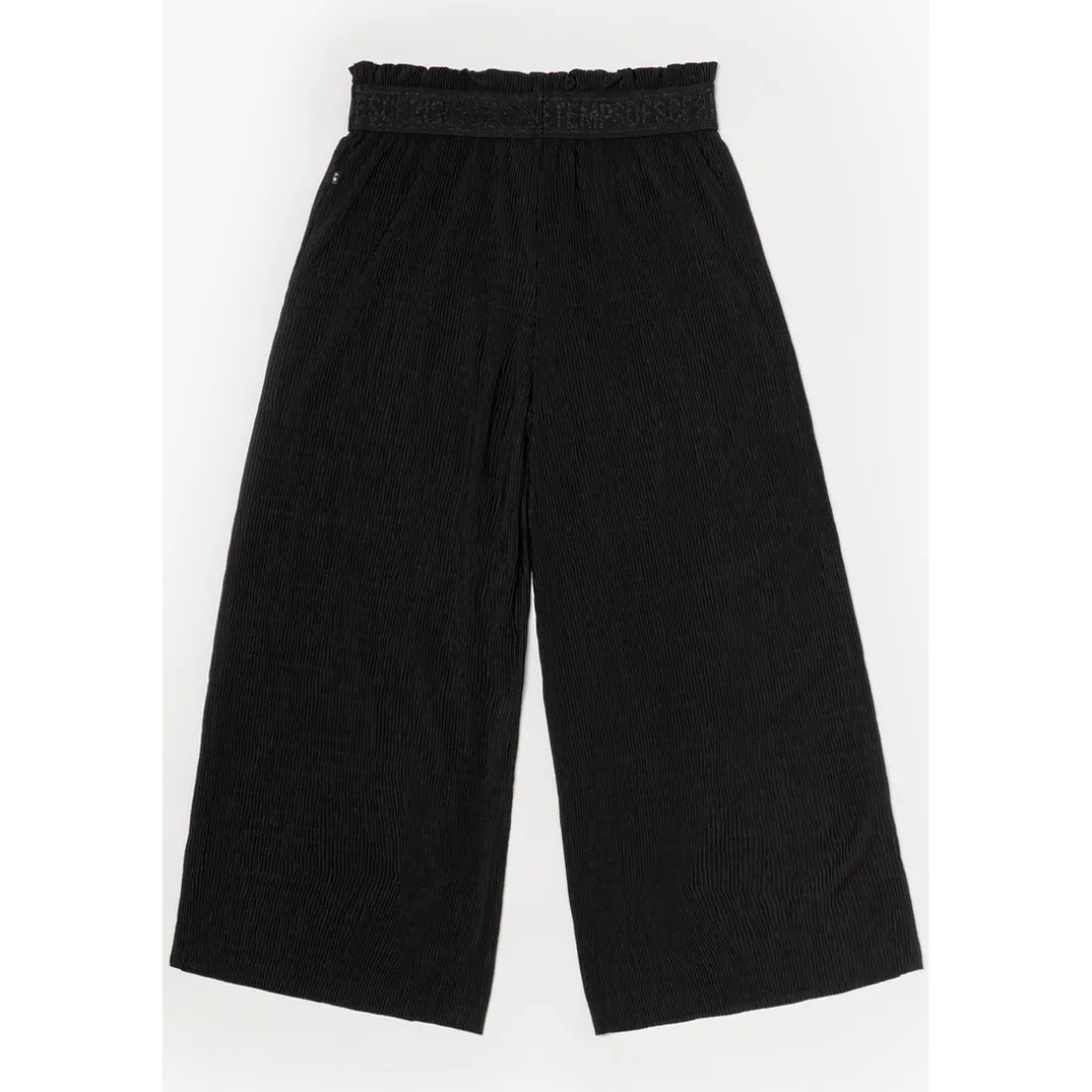 Pantalon fille, loose, large SARAGI noir