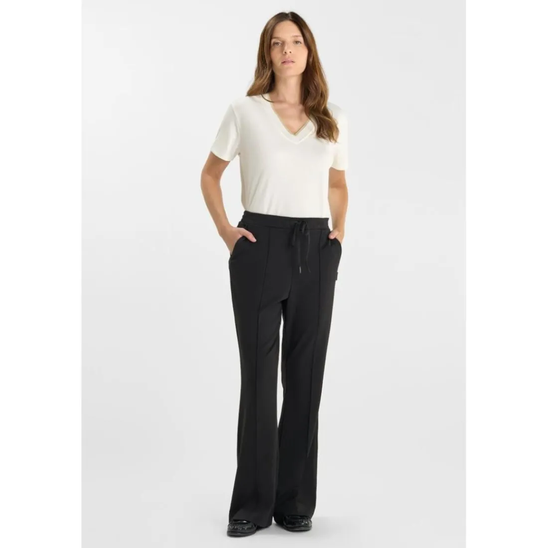 Pantalon flare NATASH noir Pia