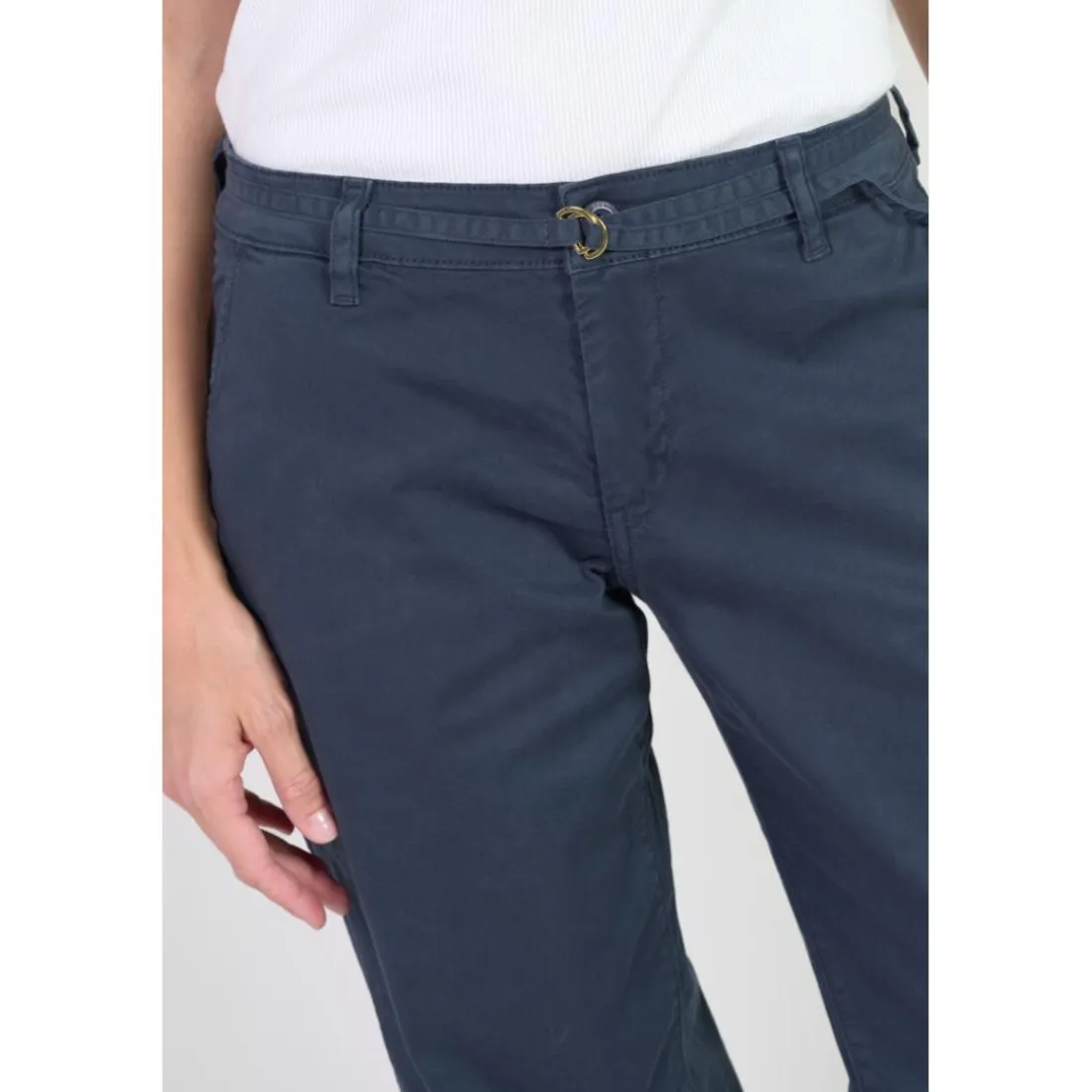 Pantalon flare TAHIS bleu Zoe