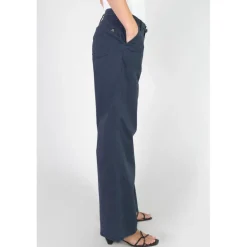 Pantalon flare TAHIS bleu Zoe