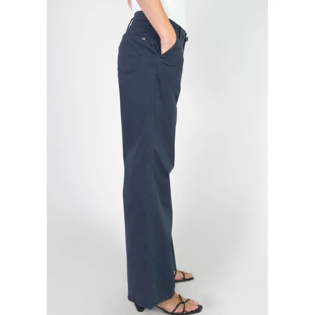 Pantalon flare TAHIS bleu Zoe