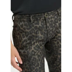 Pantalon flare TAHIS noir Lucie en coton