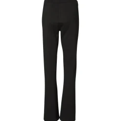 Pantalon Flared Fit Taille moyenne noir en viscose