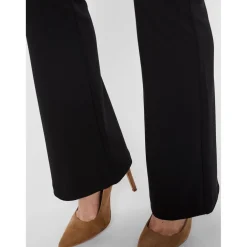 Pantalon Flared Fit Taille moyenne noir Eden